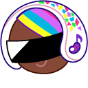 Cookie Run DJ Cookie and Rainbow cursor