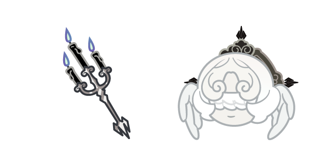 Cookie Run Doughael and a Candelabrum