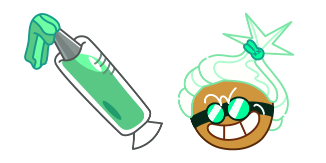 Cookie Run Dr. Wasabi Cookie and Wasabi Syrup
