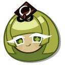 Cookie Run Green Tea Mousse Cookie and Mousse Shield cursor