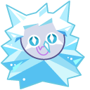 Cookie Run Icicle Yeti Cookie and Cravat cursor