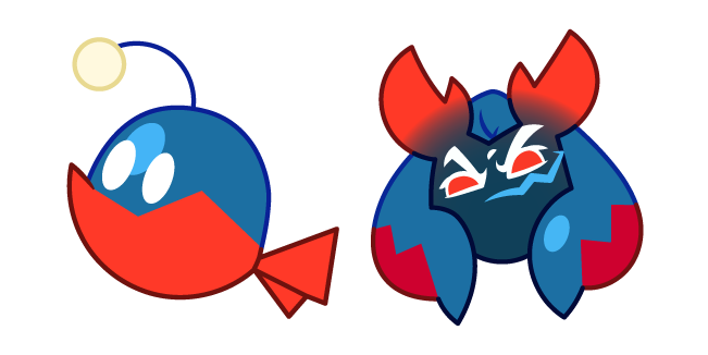 Cookie Run Lobster Cookie and Eerie Anglerfish