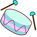 Cookie Run Macaron Cookie and her Drum pointer