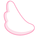 Cookie Run Marshmallow Bunny Cookie and a Wing pointer