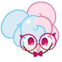 Cookie Run Marshmallow Bunny Cookie and a Wing cursor