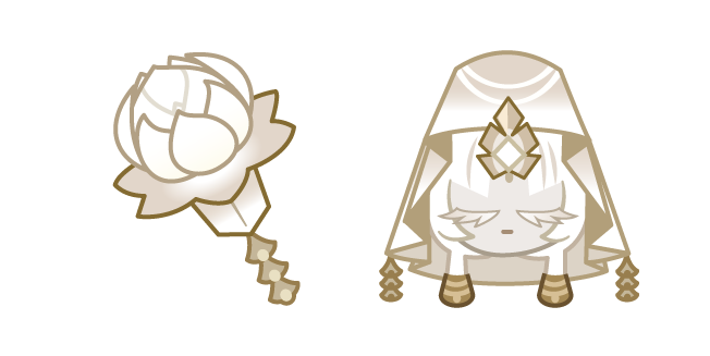 Cookie Run Mystic Flour Cookie and Staff