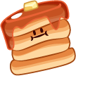 Cookie Run Pancake Cookie and Pancake Frisbee pointer