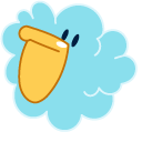 Cookie Run Pilot Cookie and Cloud Pelican pointer