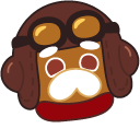 Cookie Run Pilot Cookie and Cloud Pelican cursor