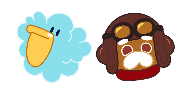 Cookie Run Pilot Cookie and Cloud Pelican