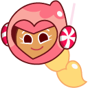 Cookie Run Pink Choco Cookie and Pink Candy cursor