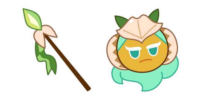 Cookie Run Pistachio Cookie and Spear