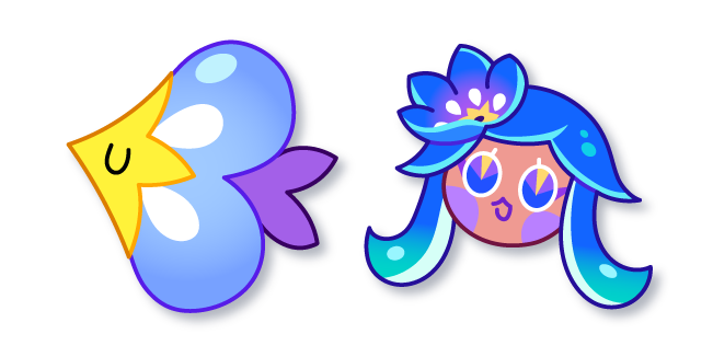 Cookie Run Pond Dino Cookie and Starflower Smoocher