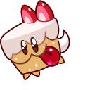 Cookie Run Red Velvet Cookie and Cream Cake Hound pointer