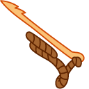 Cookie Run Salt Cookie and a Harpoon pointer