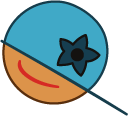 Cookie Run Skater Cookie and Cat Tail Candy Cane Board cursor