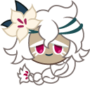 Cookie Run White Lily Cookie cursor