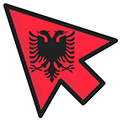Albania Flag pointer