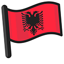 Albania Flag cursor
