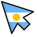 Argentina Flag pointer