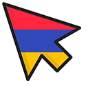 Armenia Flag pointer