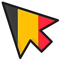 Belgium Flag pointer