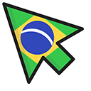 Brazil Flag pointer