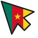 Cameroon Flag pointer