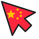 China Flag pointer