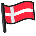 Denmark Flag cursor
