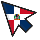 Dominican Republic Flag pointer