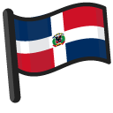 Dominican Republic Flag cursor