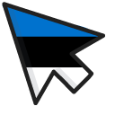 Estonia Flag pointer