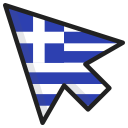 Greece Flag pointer