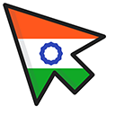 India Flag pointer