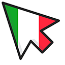 Italy Flag pointer
