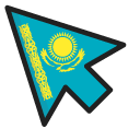 Kazakhstan Flag pointer