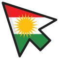 Kurdistan Flag pointer