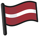 Latvia Flag cursor