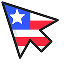 Liberia Flag pointer