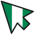 Nigeria Flag pointer