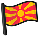 North Macedonia Flag cursor