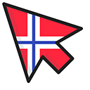 Norway Flag pointer
