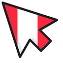 Peru Flag pointer