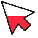 Poland Flag pointer