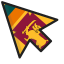 Sri Lanka Flag pointer