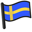 Sweden Flag cursor
