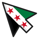 Syria Flag pointer