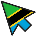Tanzania Flag pointer