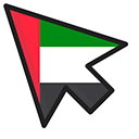 United Arab Emirates Flag pointer